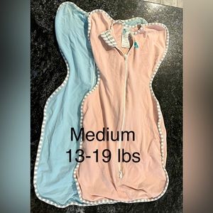 (2) Medium Love to Dream Swaddles